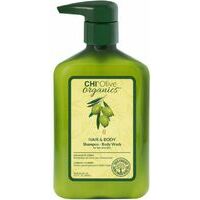 CHI OLIVE Organics Shampoo - šampūns matiem un ķermenim 340ml