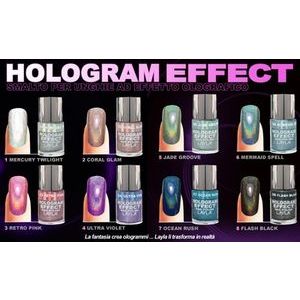 Layla Hologram Effect nail polish - Hologrāfiskā nagu laka